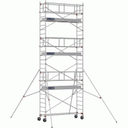 Échafaudage roulant aluminium AL 255 version garde-corps - Hauteur de travail : 7,90 m - DUARIB - 613826 Échafaudage roulant aluminium AL 255 version garde-corps - Hauteur de travail : 7,90 m - DUARIB - 613826