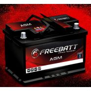 Agm - batterie de démarrage - freebatt - résistance au cyclage 3x plus élevée