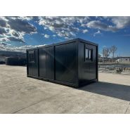 Bureau conteneur Modèle Black - Solution modulaire haut de gamme avec excellente isolation et options personnalisées