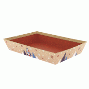 Corbeille carton rectangulaire "Oulanka" 26x20x5 cm - par 48