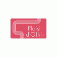 Etiquette adhésive Plaisir d'offrir Anniversaire RETIF rose 45x25mm - par 500