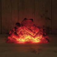 Feu de camp 5x12LED 38x24x21cm