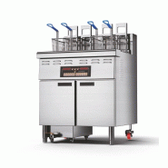 Friteuse électrique  2x28 litres - Avec filtration intégrée et Relevage Automatique - CUIRASSÉ 122 SL - 380v - inox 609895399765