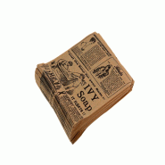 Hostelnovo del Valles Hostelnovo – Sachet kraft spécial hamburgers pour emballer les aliments 13 x 14 cm - marron papier 8436555395254