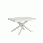 Itamoby Table Extensible 90X120/380 Cm Volantis Frêne Blanc Structure Blanc - blanc 8050598907337