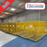 Roll Chariot Conteneur - 3 Côtés fermés, Base Plateau Bois Mélaminé Roll Chariot Conteneur - 3 Côtés fermés, Base Plateau Bois Mélaminé