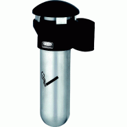 Rubbermaid Cendrier mural Infintiy noir/argenté - FG9W3200SSBLA