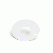 Séparateur de Taille Neutre en Plastique Ø11cm - Lot de 10 - Blanc