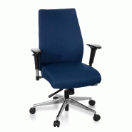 Siège de bureau / Siège pivotant  PRO-TEC 250, bleu foncé hjh OFFICE - bleu polyester 608710