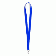 25x Corde / Lanière bleue avec crochet métallique pivotant - 8412536807305