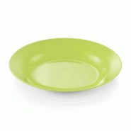 Assiette creuse mélamine Ø 20 cm vert pomme lot de 12 - Was Germany - vert matière synthétique 4044925022804