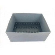 Bacs de rétention 44L - avec ou sans caillebotis - fabriqués en France - BCRTTHDGR-PU03/CLB_0