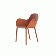 Chaise avec accoudoirs SABINAS  - argile