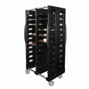 Chariot double à 24 plateaux 37 x 53 cm Chariot double à 24 plateaux 37 x 53 cm