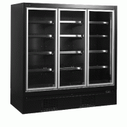 Congélateur vertical vitré EXTRA1875FD (1350 / 1270 L) Noir TEFCOLD