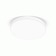 Gea Luce Plafonnier Rond Gpl300C En Aluminium Blanc Mat 40W Led Intégré Lumière Chaude 3000K - Gealuce Ceiling Design Lighting - blanc GPL300C