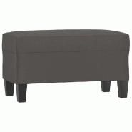Helloshop26 - Banc banquette 70 x 35 x 41 cm synthétique gris 02_0010617 - gris polyester 3000584547769