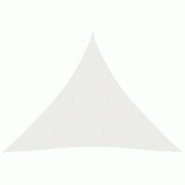 Helloshop26 - Voile toile d'ombrage parasol 160 g/m² 4 x 4 x 4 m PEHD blanc 02_0009028 - blanc 3000483582724