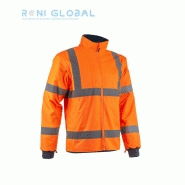 Parka de travail haute visibilité anti-pluie - Polyester enduit polyuréthane, 4 poches, Class 3 - Kazan Coverguard_0