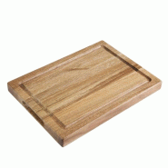 Petit planche à steak en bois d'acacia | Olympia - DP138