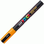 Uni-ball Marqueur peinture Posca 3M, pointe conique 0,9 à 1,3 mm, orange - 4902778915882