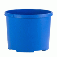V-part Poubelle ronde MOBIL XXL, 50L, en PP, coloris bleu - bleu plastique polypropylène 73183629