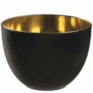 Verrine bol Tulip PS noir/doré 160ml - par 240