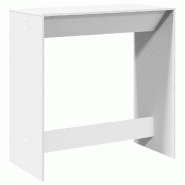VidaXL Table de bar blanc 102x50x103,5 cm bois d'ingénierie Modèle Boréal Design Élite - 854427