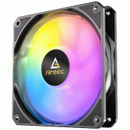 Antec p12r pwm argb reverse ventilateur de boîtier pc, noir_0