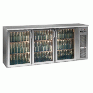 Arrière-bar 3 portes vitrées 537L | Gamko - E3/222GMUCS