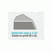 Bordure angle à 45°