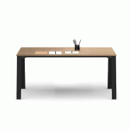 Bureau droit professionnel individuel Gradia - grand choix de dimensions et coloris - bois mélaminé 18 mm - structure acier - fabriqué en Italie Bureau droit professionnel individuel Gradia - grand choix de dimensions et coloris - bois mélaminé 18 mm - structure acier - fabriqué en Italie