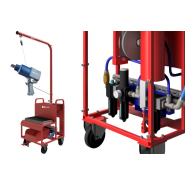 Chariot ergonomique avec visseuse écologique paoli - pev 3556 / pev 3556al