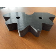 MTCP - Service de découpe au jet d'eau de demi-pignon en PEHD - Précision et qualité près de Lisieux_1