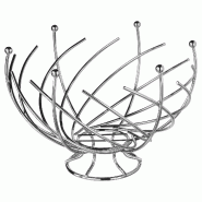 FIVE - Panier spirale en métal 30 cm - argenté JJ4353