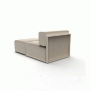 Module chaise-longue droit THE FACTORY - crème