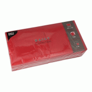 PAPSTAR 150 Serviettes "DAILY Collection" 1/4-pli 32 cm x 32 cm bordeaux - rouge papier 89641