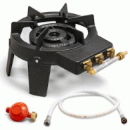 Proweltek Rechaud à gaz en Fonte véritable 9,8 KW 4 pieds 2 bruleurs + Tuyau gaz à vis 1.50m + Détendeur Propane TRIGLAV - noir fonte 3701599300324 Proweltek Rechaud à gaz en Fonte véritable 9,8 KW 4 pieds 2 bruleurs + Tuyau gaz à vis 1.50m + Détendeur Propane TRIGLAV - noir fonte 3701599300324