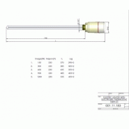 Résistance électrique avec thermostat intégré gris - 300W, 600W ou 900W - Réf. CPS023714 - Fabrication Européenne_1