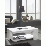 Table basse relevable laqué design bahia, 3 couleurs au choix