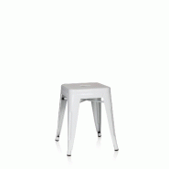 Tabouret VANTAGGIO métallique blanc hjh OFFICE - blanc métal 645002