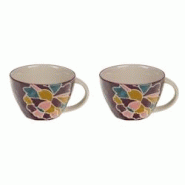 Tasse à thé Paula 25 cl x2 - Violet Rond Grès Amadeus 12.3x10.5 cm - violet Grès 3520071966663 Tasse à thé Paula 25 cl x2 - Violet Rond Grès Amadeus 12.3x10.5 cm - violet Grès 3520071966663