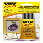 UHU Creativ Colle créative pour bois & matériels naturels - 47275