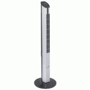 Ventilateur colonne argent/noir 50 Watts - H107cm - Silencieux - 3 niveaux de puissance - Garantie 5 ans Ventilateur colonne argent/noir 50 Watts - H107cm - Silencieux - 3 niveaux de puissance - Garantie 5 ans
