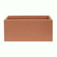WellHome - Jardinière Rodr-i Impruneta 70x30x30cm - orange WH13566