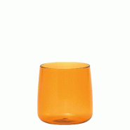 Zafferano Lot De 6 Verres No Bilia En Verre Borosilicaté Soufflé À La Main Couleur Ambre Élégant Design Moderne Pour La Table Quotidienne Résist