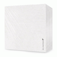 Bio Bamboo® - Serviette jetable, 40 x 40 cm, extrêmement douce, compostable, viscose de bambou, 600 pièces, blanc glacé - blanc Bambou COL.109