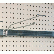 Broche simple fil + T L20cm pour barre de charge 30x15mm - zingué - par 20