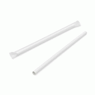 Ecolomique - 150 Pcs - Paille biseautée blanche Bubble Tea - 12mm - ECO210CHS2012W - blanc papier ECO210CHS2012W Ecolomique - 150 Pcs - Paille biseautée blanche Bubble Tea - 12mm - ECO210CHS2012W - blanc papier ECO210CHS2012W