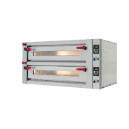 Four a pizza professionnel electrique 2 chambres entièrement refractaire 6 pizza diametre 30 à 34 cm - PYRALIS FULL m12. Four a pizza professionnel electrique 2 chambres entièrement refractaire 6 pizza diametre 30 à 34 cm - PYRALIS FULL m12.